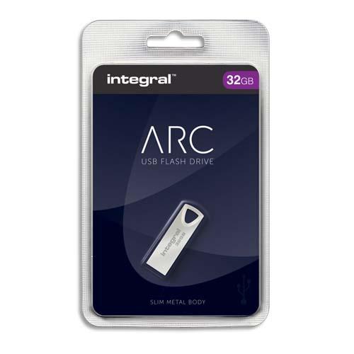 Cl USB 2.0 Mtal INTEGRAL ARC 32Go