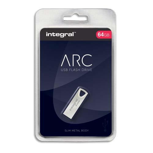 Integral infd64gbarc lecteur usb flash 64 go usb type-a 2.0 argent