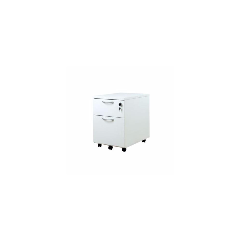 Caisson mobile E-link direction - 2 tiroirs - blanc