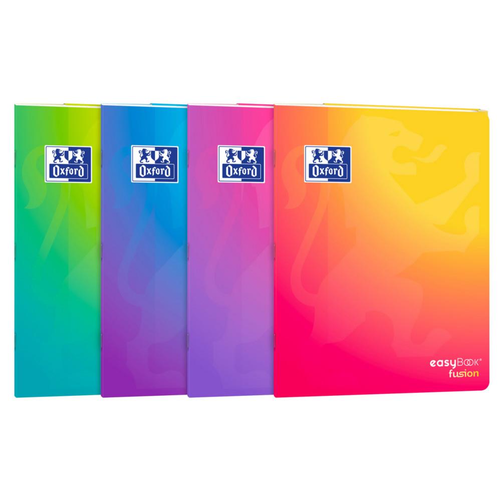 Cahier easyBook Oxford Fusion 24 x 32 cm - 96 pages - Seyes - Couleur vive