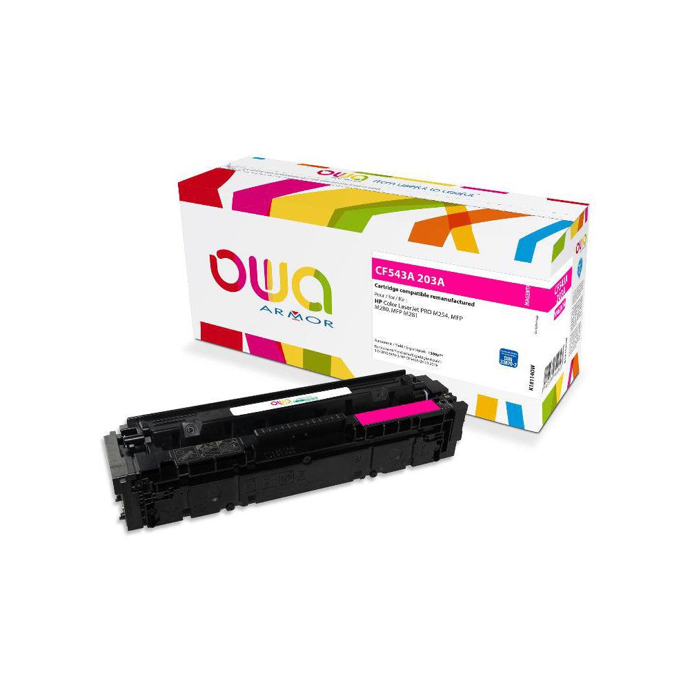 Cartouches de toner - Armor k18114ow cartouche de toner 1 pice(s) compatible magenta