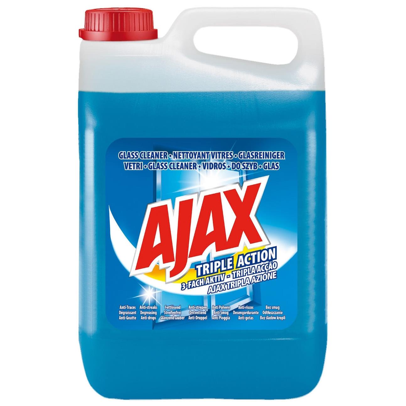 Nettoyant vitre et surfaces Ajax - parfum frais - 5 L