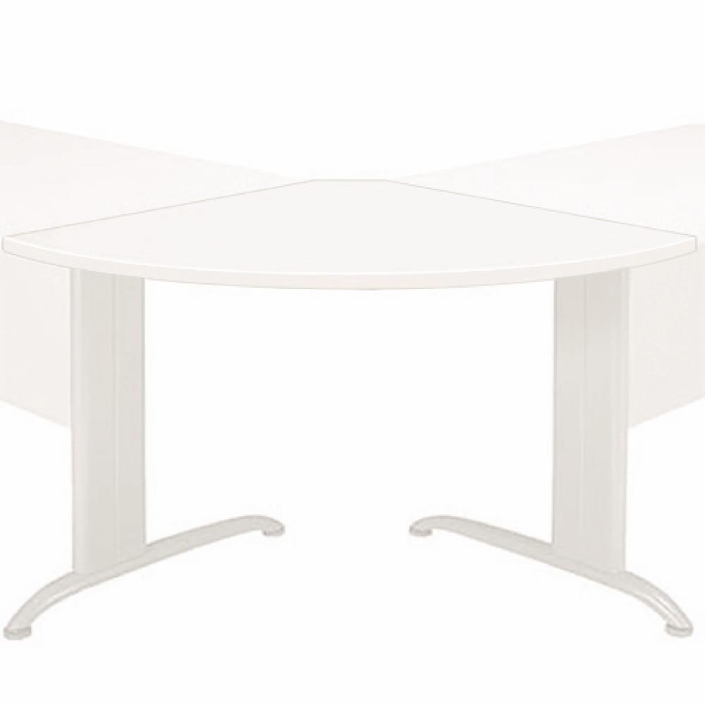 Angle de liaison 90� arrondi Pulse Tendance - plateau blanc