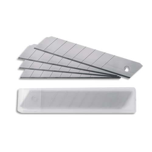 Lames 18 mm pour cutter - s�cables - 7 tron�ons - �tui de 10