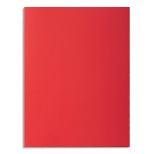 Chemise Exacompta Rock's - rouge - format 24 x 32 cm - 210 g - paquet de 100