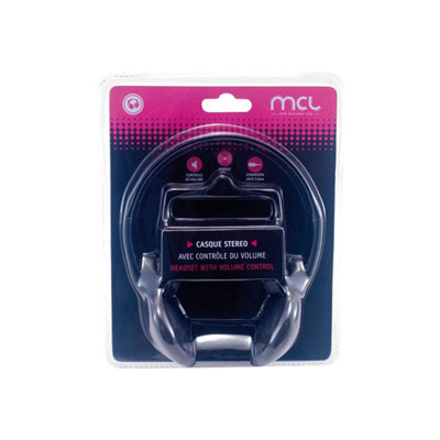 MCL Samar CSQ-HEAD/N - couteurs - sur-oreille - filaire - jack 3,5mm - noir