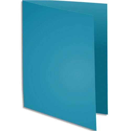 Chemise Exacompta Rock's - bleu - format 24 x 32 cm - 210 g - paquet de 100