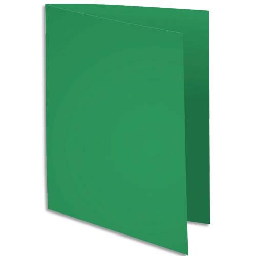 Chemise Exacompta Rock's - vert sapin - format 24 x 32 cm - 210 g - paquet de 100