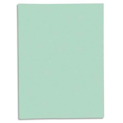 Chemise 1 rabat Exacompta Super 250 - carte 210 g - 24 x 32 cm - vert - paquet de 50
