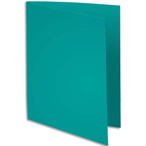 Chemise Exacompta Super 250 - carte 210 g - vert vif - 24 x 32 cm - paquet de 100