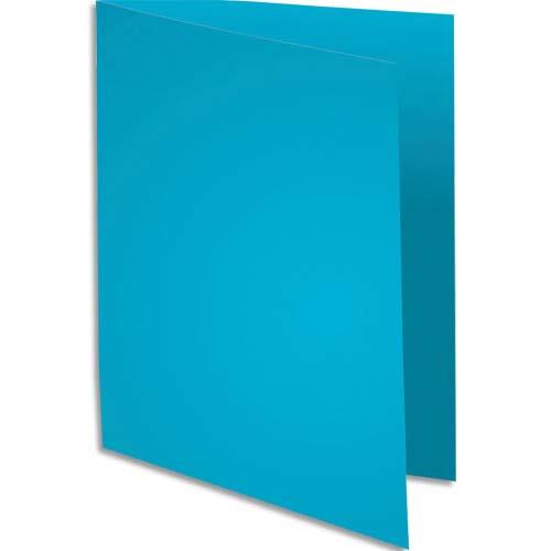 Chemise Exacompta Super 250 - carte 210 g - bleu clair - 24 x 32 cm - paquet de 100