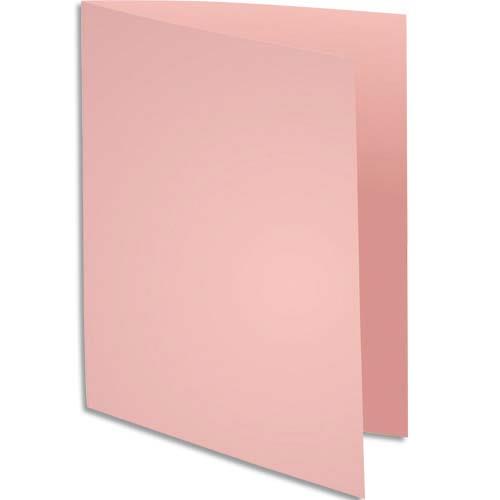 Chemise Exacompta Super 250 - carte 210 g - rose - 24 x 32 cm - paquet de 100