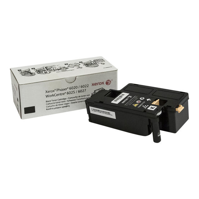 Cartouches de toner - Xerox cartouche de toner noir de capacit standard phaser 6020?/?6022, workcentre 6025?/?6027 (2000 pages) - 106r02759