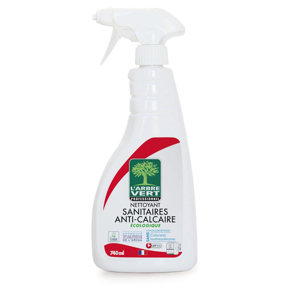 Spray nettoyant sanitaires anti-calcaire L'arbre vert - Parfum Romarin -750 ml