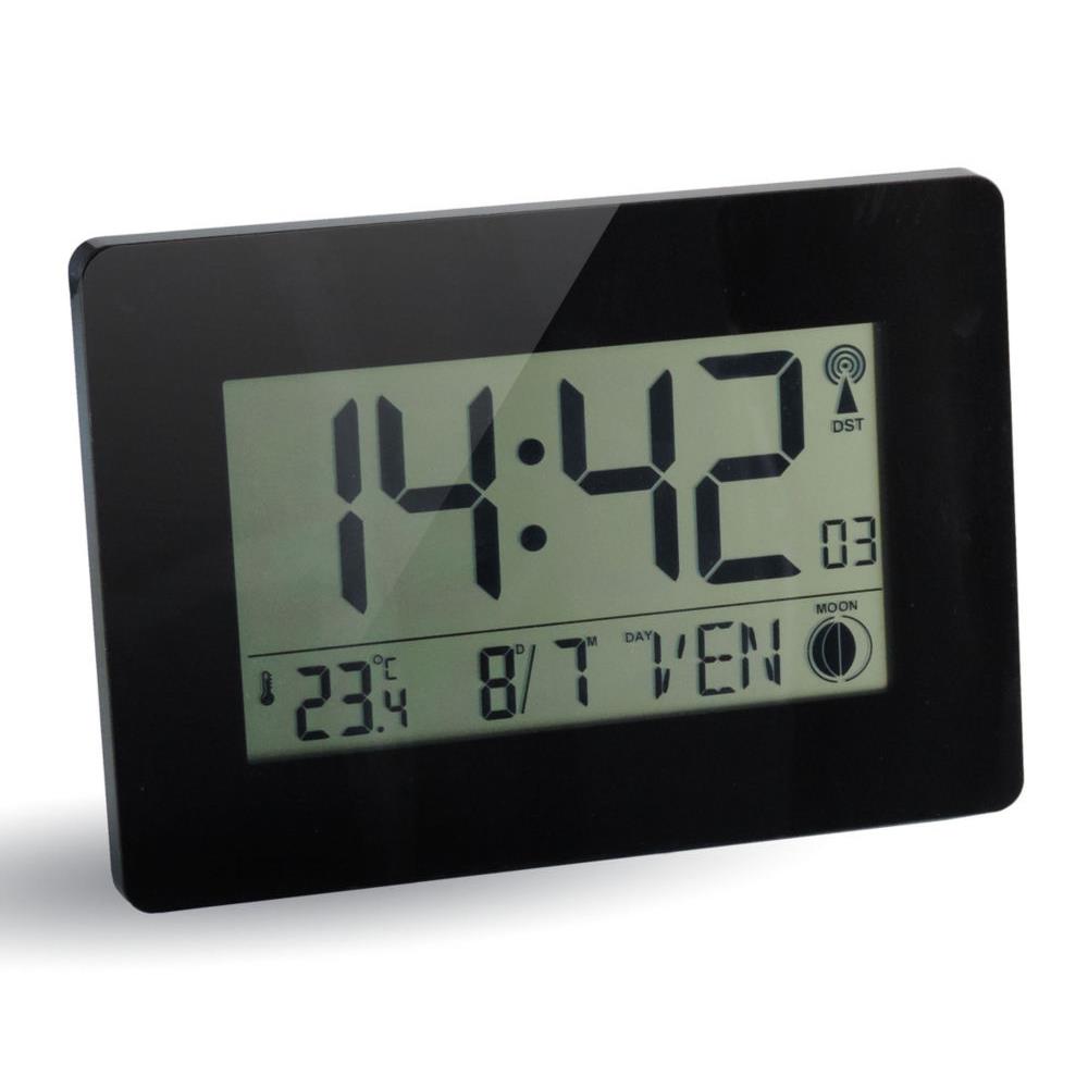 Horloge digitale radio-pilote - noir