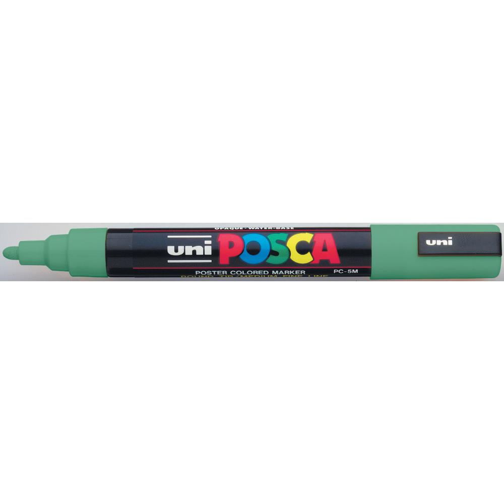 Marqueur peinture  l'eau Posca PC-5M - pointe conique polyester moyenne 2,5 mm - vert fonc