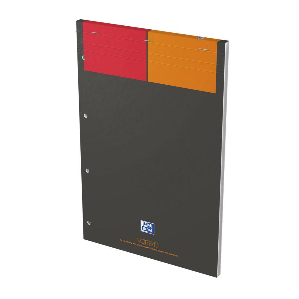 Bloc Notepad - 80 g - quadrill petits carreaux - 80 feuillets A4 dtachables perfors 4 trous - papier blanc