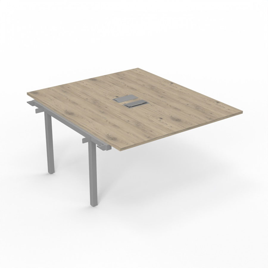BUREAU ARIAL T SUI RECT L140XP165 EP25 PIED INTERMED.165 FX +2TR.SANS NOURRICE +GOULOTTE