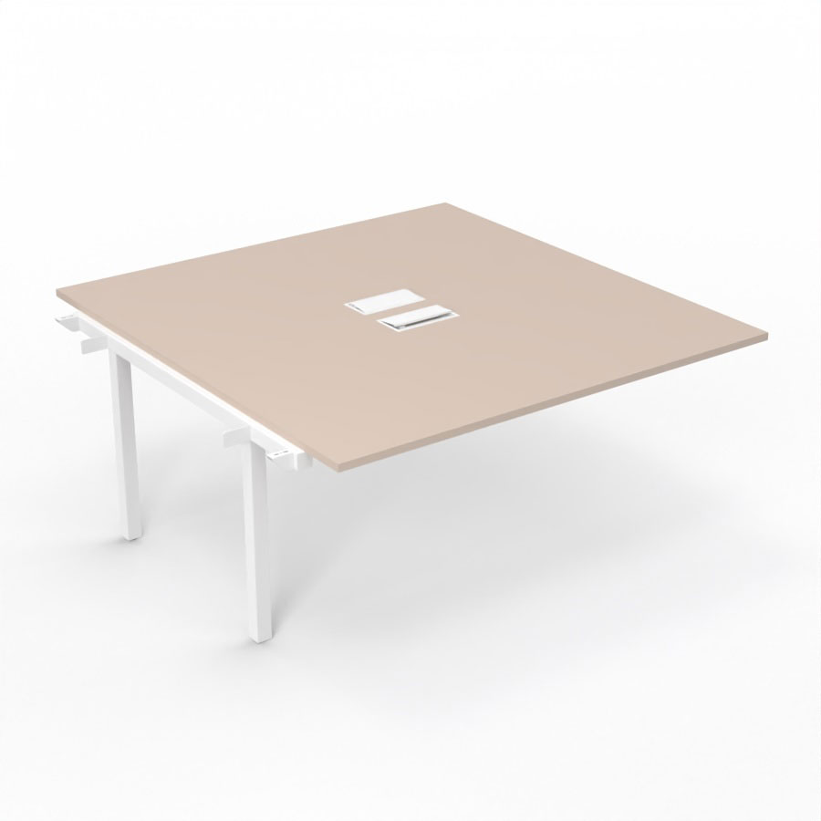 BUREAU ARIAL T SUI RECT L160XP165 EP25 PIED INTERMED.165 FX +2TR.SANS NOURRICE +GOULOTTE