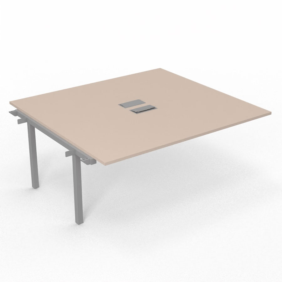 BUREAU ARIAL T SUI RECT L180XP165 EP25 PIED INTERMED.165 FX +2TR.SANS NOURRICE +GOULOTTE