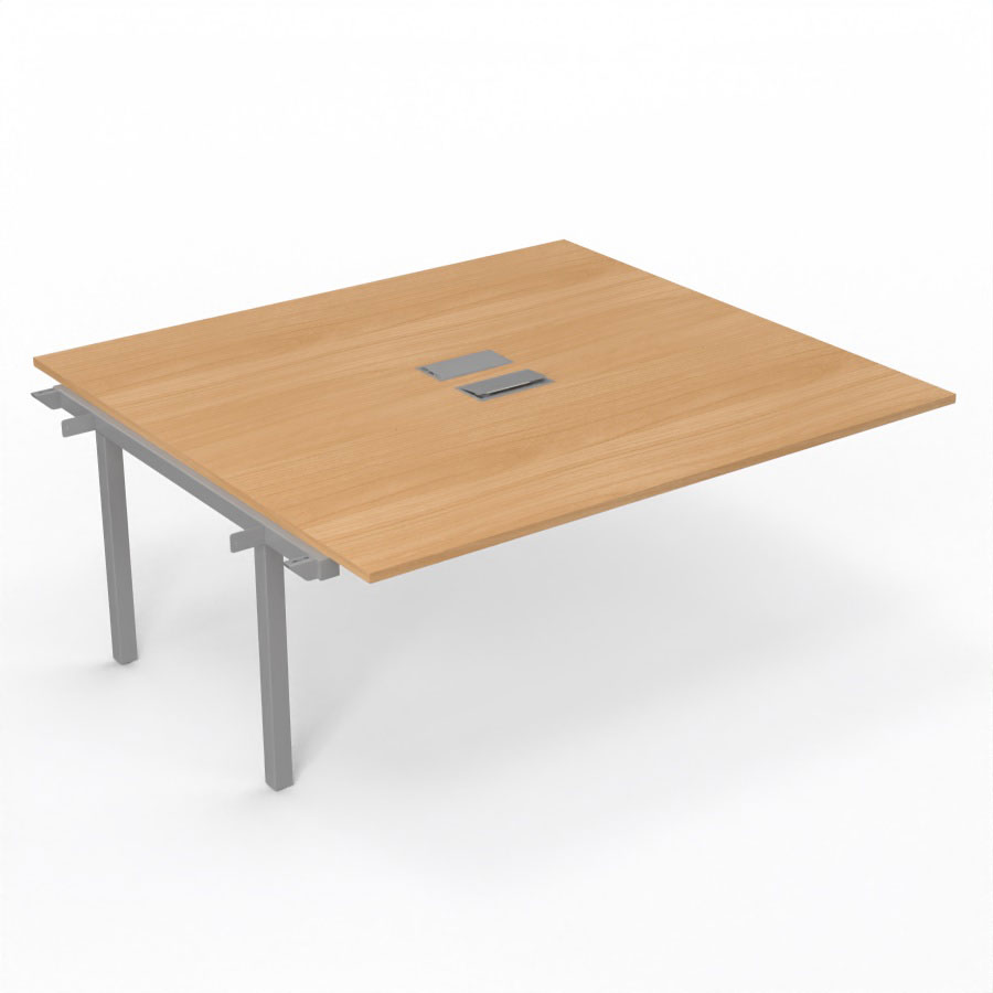 BUREAU ARIAL T SUI RECT L180XP165 EP25 PIED INTERMED.165 FX +2TR.SANS NOURRICE +GOULOTTE