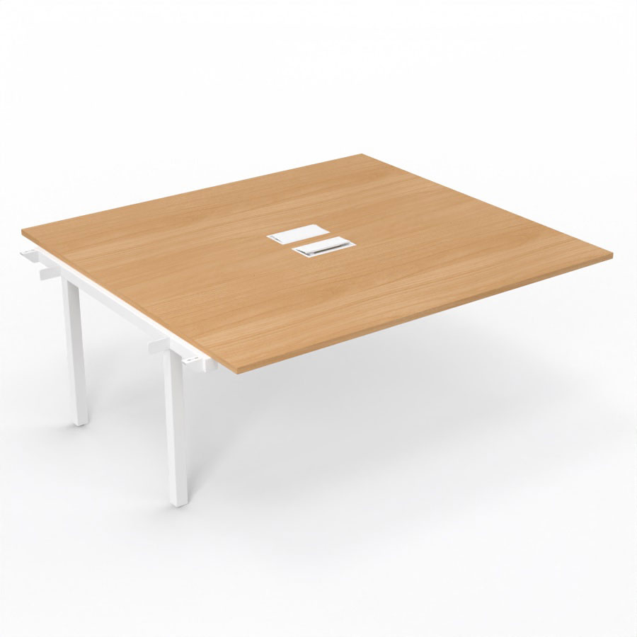 BUREAU ARIAL T SUI RECT L180XP165 EP25 PIED INTERMED.165 FX +2TR.SANS NOURRICE +GOULOTTE