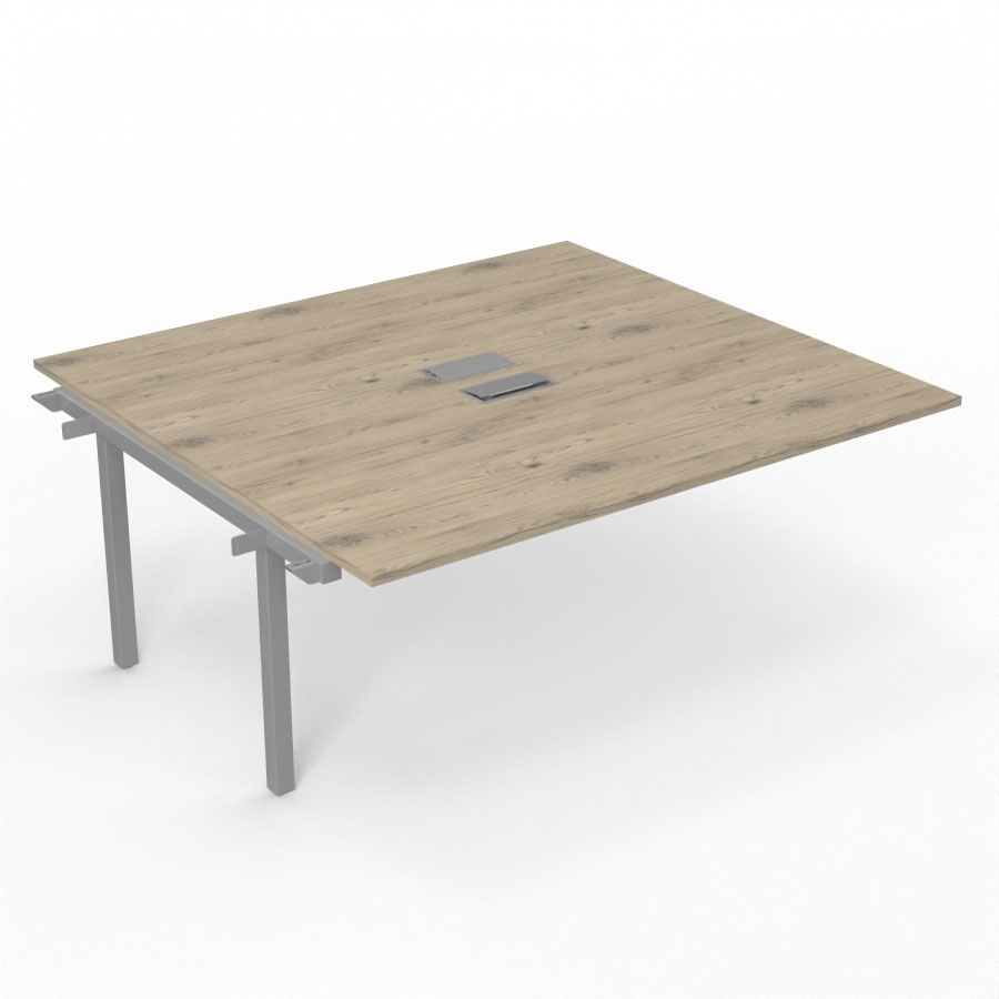 BUREAU ARIAL T SUI RECT L180XP165 EP25 PIED INTERMED.165 FX +2TR.SANS NOURRICE +GOULOTTE
