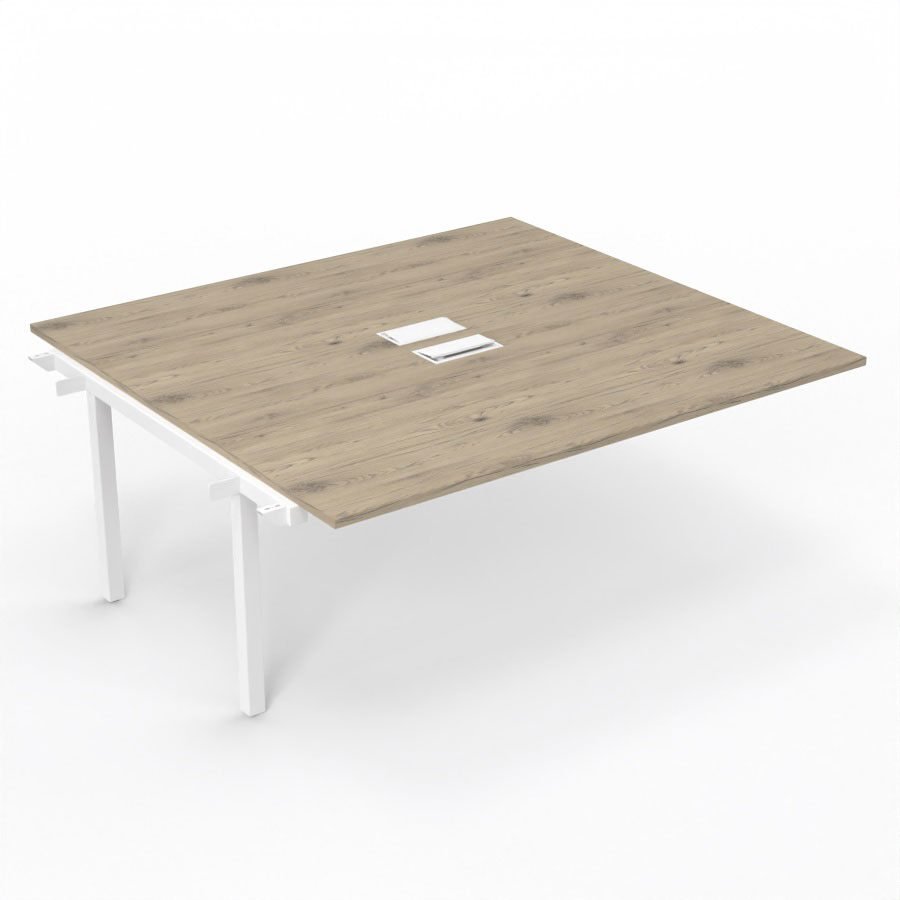 BUREAU ARIAL T SUI RECT L180XP165 EP25 PIED INTERMED.165 FX +2TR.SANS NOURRICE +GOULOTTE