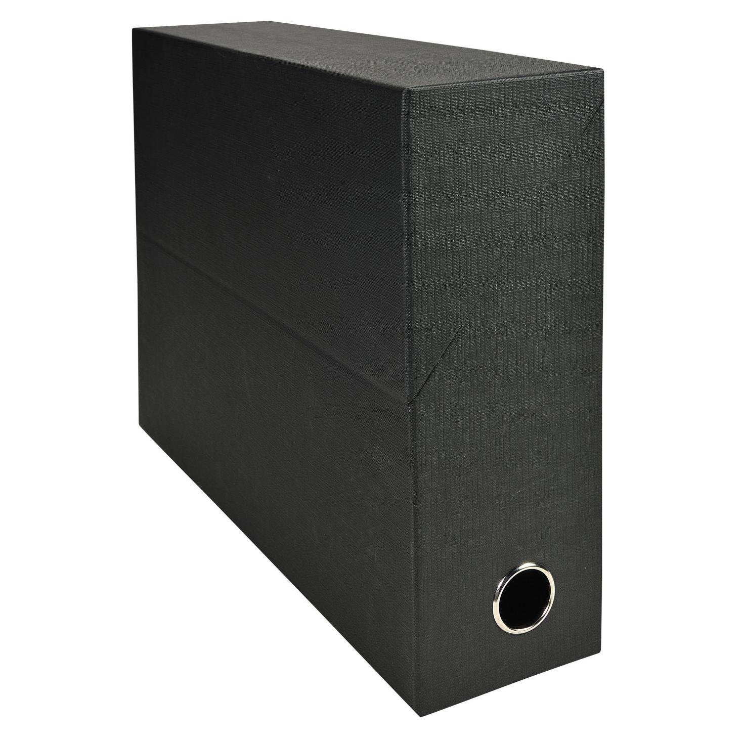 Bote de classement A4 Exacompta - Dos 90 mm Noir - Lot de 5 botes