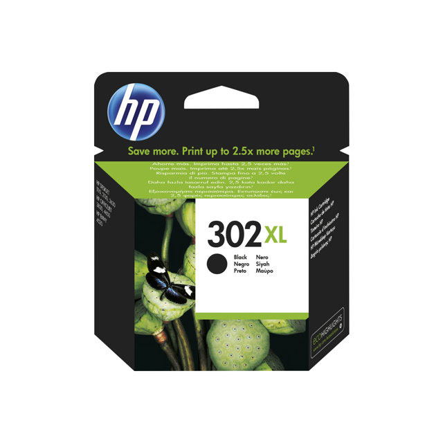 Cartouches pour imprimantes - Hp 302xl cartouche d'encre noire grande capacit authentique