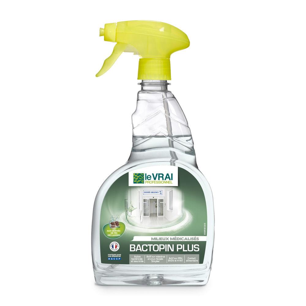 Spray dtergent dsinfectant Le Vrai Bactopin - Parfum Pin des landes - 750 ml
