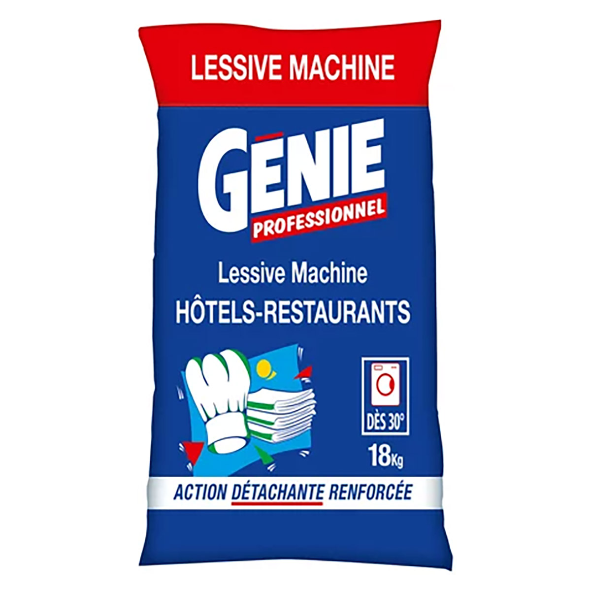 Lessive en poudre Gnie Professionnel pour htels-restaurants - 360 doses