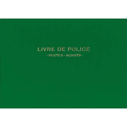 Registre de police ELVE mtaux prcieux , ventes t achats (or) - 21 x 30 cm - 200 pages