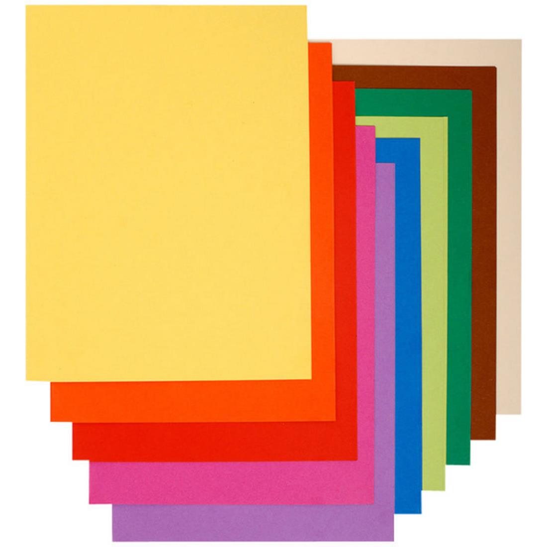Sous chemise Flash de Exacompta - papier  100% recycl 80 g - pour format A4  - coloris assortis - paquet de 100