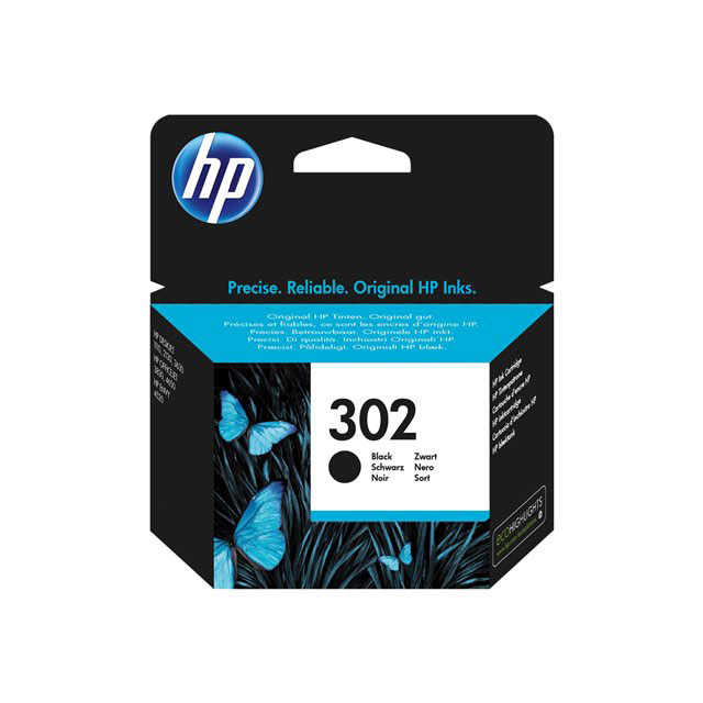 Cartouches pour imprimantes - Hp 302 cartouche d'encre noire authentique