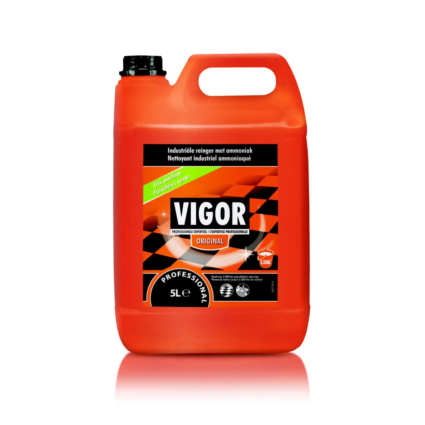 Nettoyant industriel Vigor  l'ammoniac - bidon 5 litres