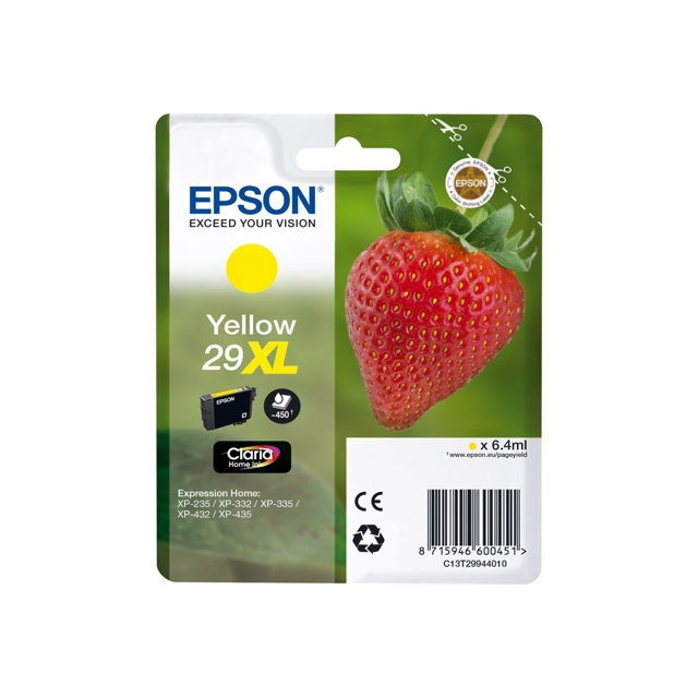 Cartouches pour imprimantes - Epson strawberry cartouche "fraise" 29xl - encre claria home j