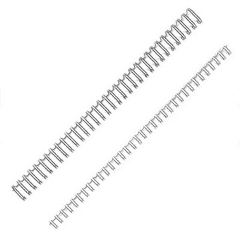 Baguettes de reliure mtal 1er prix - diamtre 8 mm blanc - bote de 100