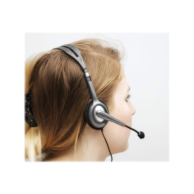 Logitech Stereo H111 - Micro-casque - sur-oreille - filaire