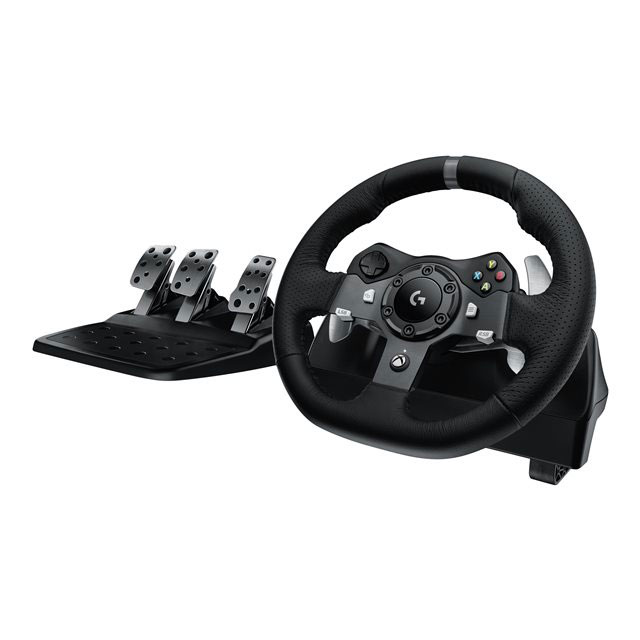 Logitech g 941-000123 accessoire de jeux vido noir usb volant + pdales analogique/numrique pc, xbox one, xbox series s, xbox series x