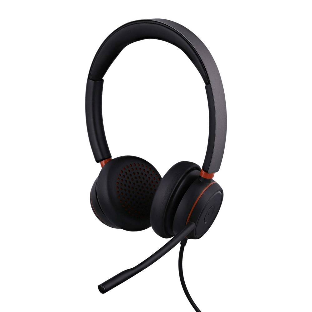Casque filaire TNB professionnel ACTIV400S optimis� pour Teams - T�l�commande - Connexion USB-A et USB-C - Noir