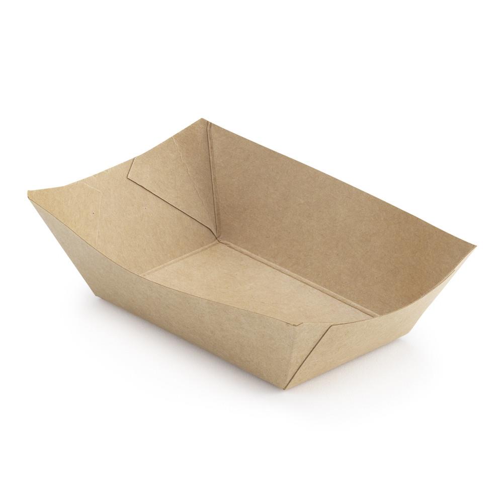 Barquette en carton 30cl kraft brun - lot de 250