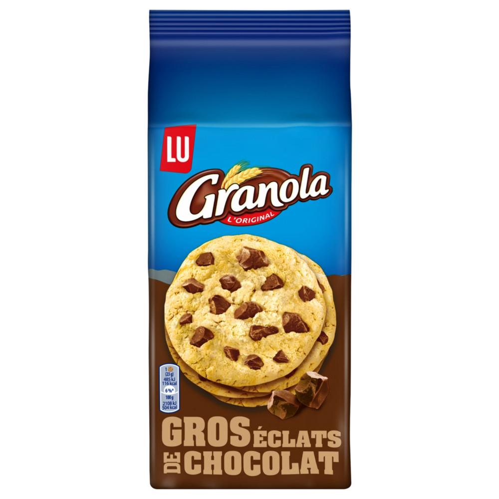 Cookies aux ppites de chocolat Granola - paquet de 184g - carton 10 x 184 grammes