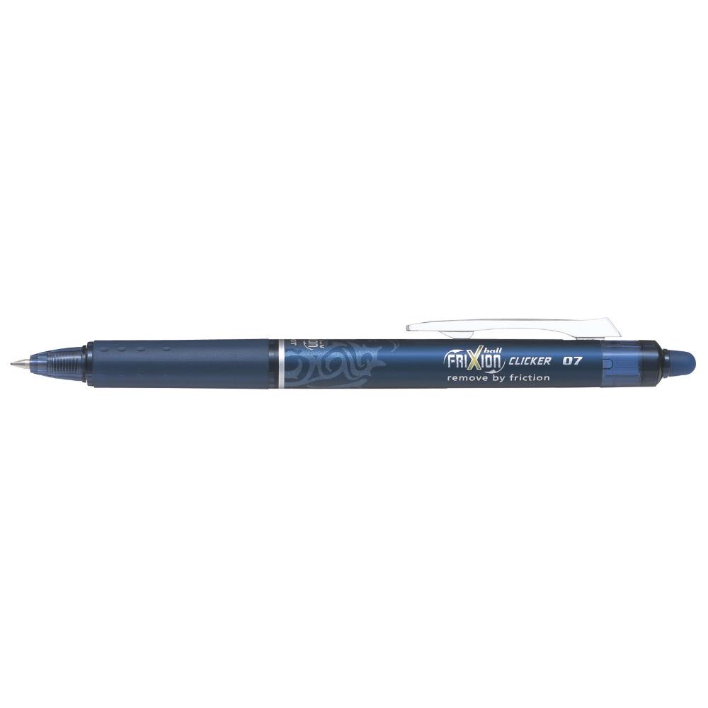 Roller Pilot Frixion Clicker - pointe moyenne rtractable - bleu nuit
