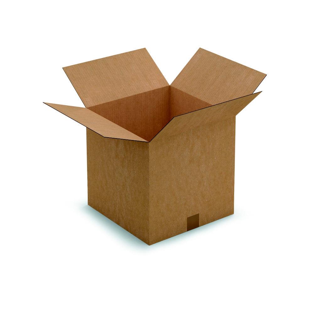 Caisse amricaine RAJA carton simple cannelure - L.int. 35 x l.35 x h.35 cm - Kraft brun - Lot de 25