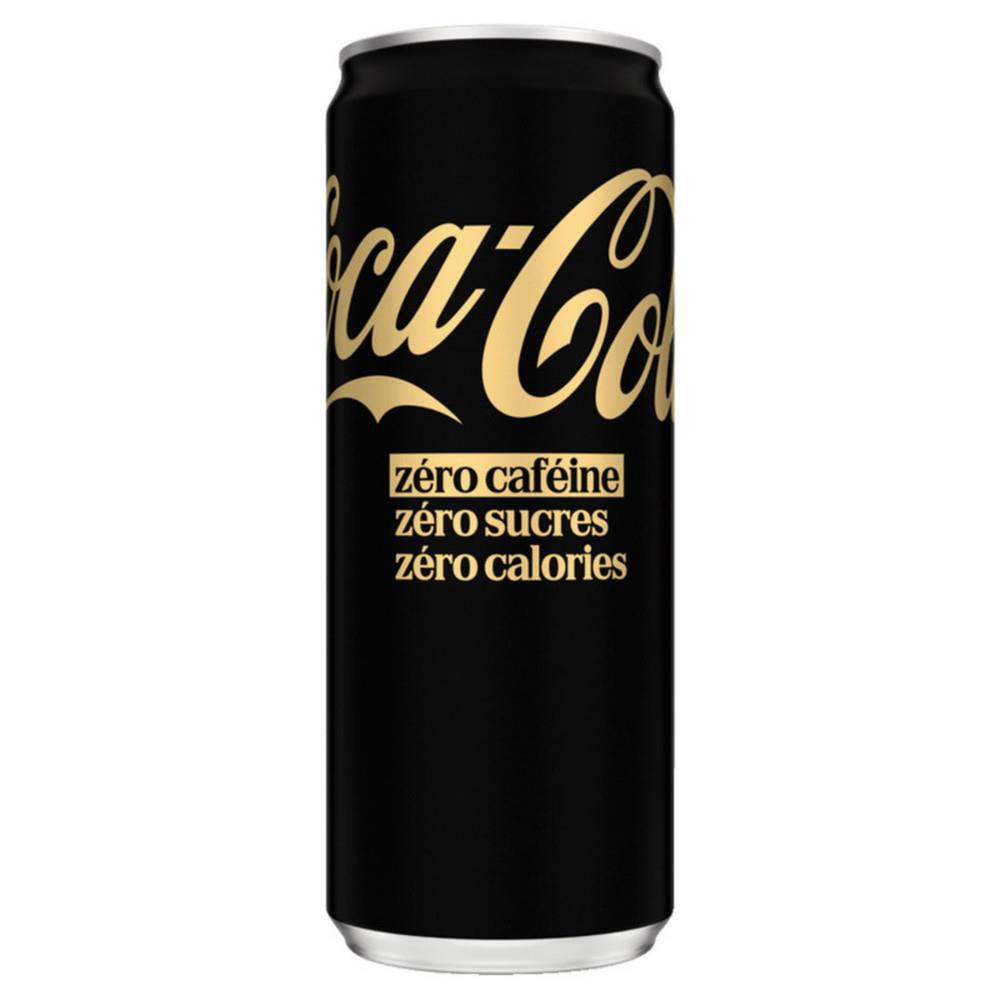 Triple Z�ro Coca-cola Canette format slim 33 cl - Lot de 6