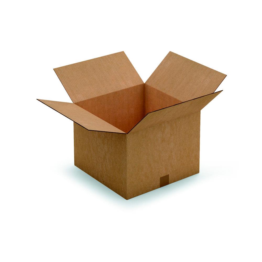 Caisse amricaine RAJA carton double cannelure - L.int. 40 x l.40 x h.30 cm - Kraft brun - Lot de 10
