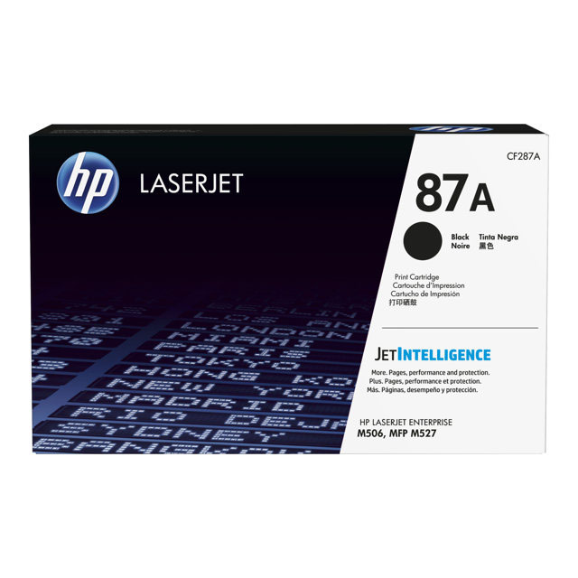 Cartouches de toner - Hp 87a toner laserjet noir authentique