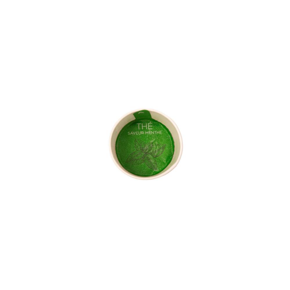 Gobelets carton Opercul�s pr�dos�s Th� � la Menthe 18 cl - Lot de 15