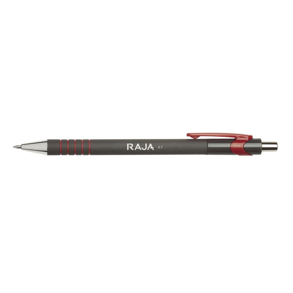 Stylo bille rtractable Postscript - pointe fine 0,7 mm - rouge